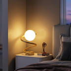 Lampe de Chevet LED Design Nordique – Lumière Douce et Chaude