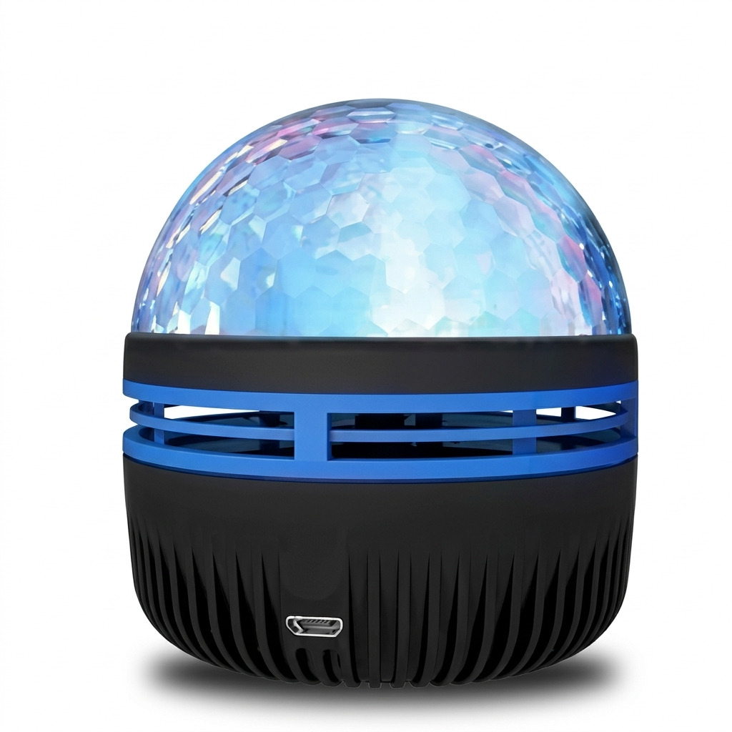 Lampe de Chevet LED avec Projections Étoiles - Lumière Douce USB