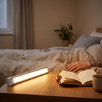 Lampe de chevet LED rechargeable avec lumière tamisée, design moderne