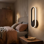 Lampe de Chevet Rotative LED – Design Moderne et Lumière Chaude