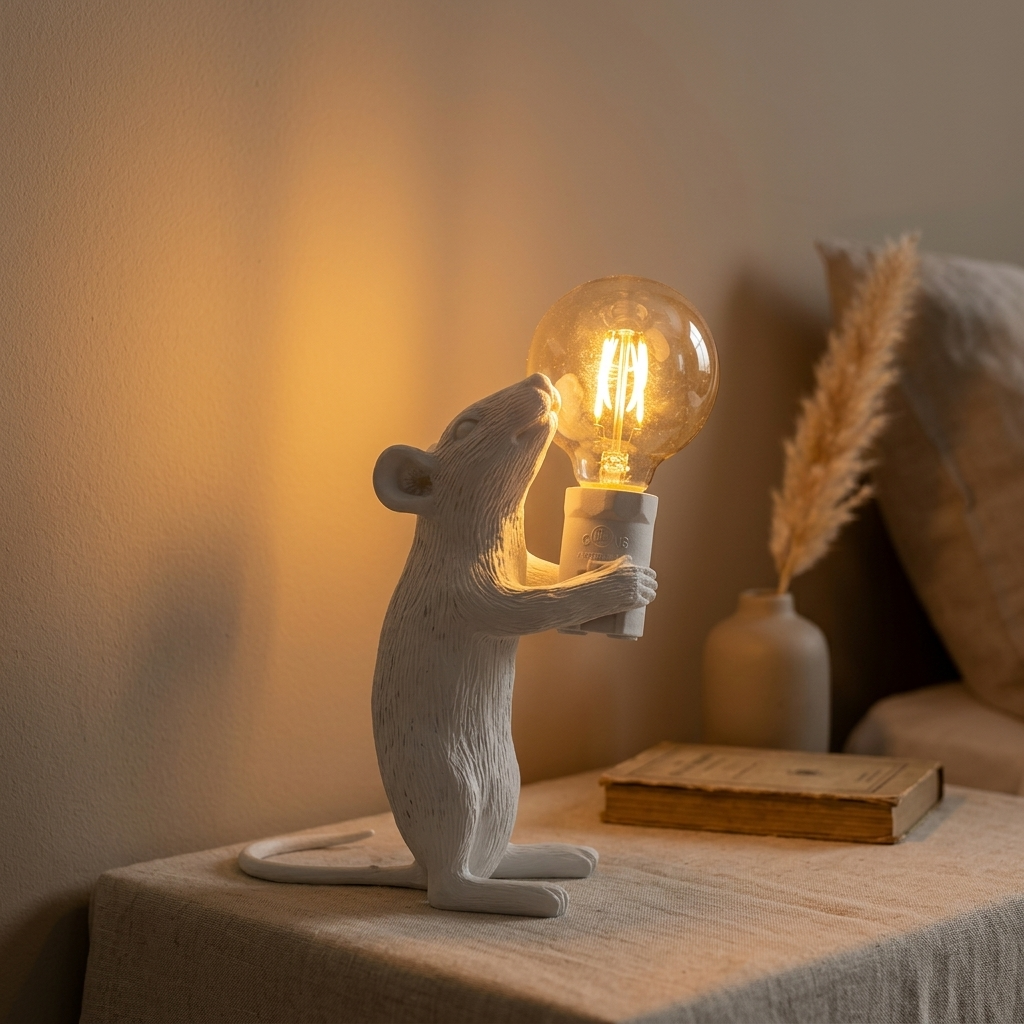 Lampe de Chevet Design Animal - Lumière Douce et Cosy