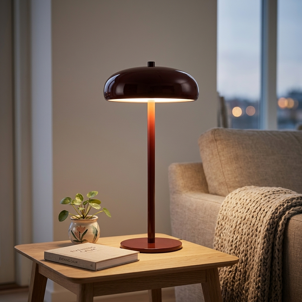 Lampe de Chevet Tactile Rechargeable – Lumière Douce Chaude