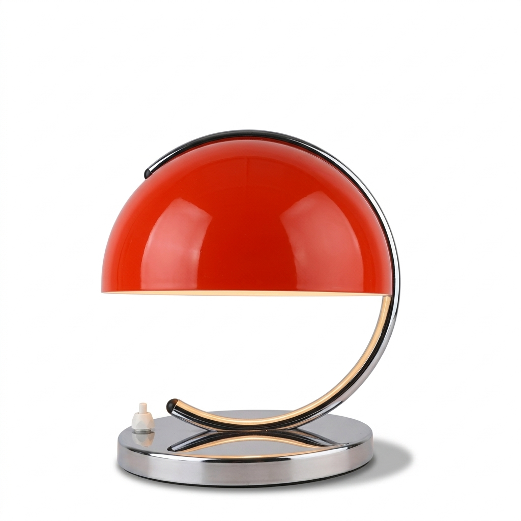 Lampe de Chevet Design Bauhaus Orange - Ambiance Cosy