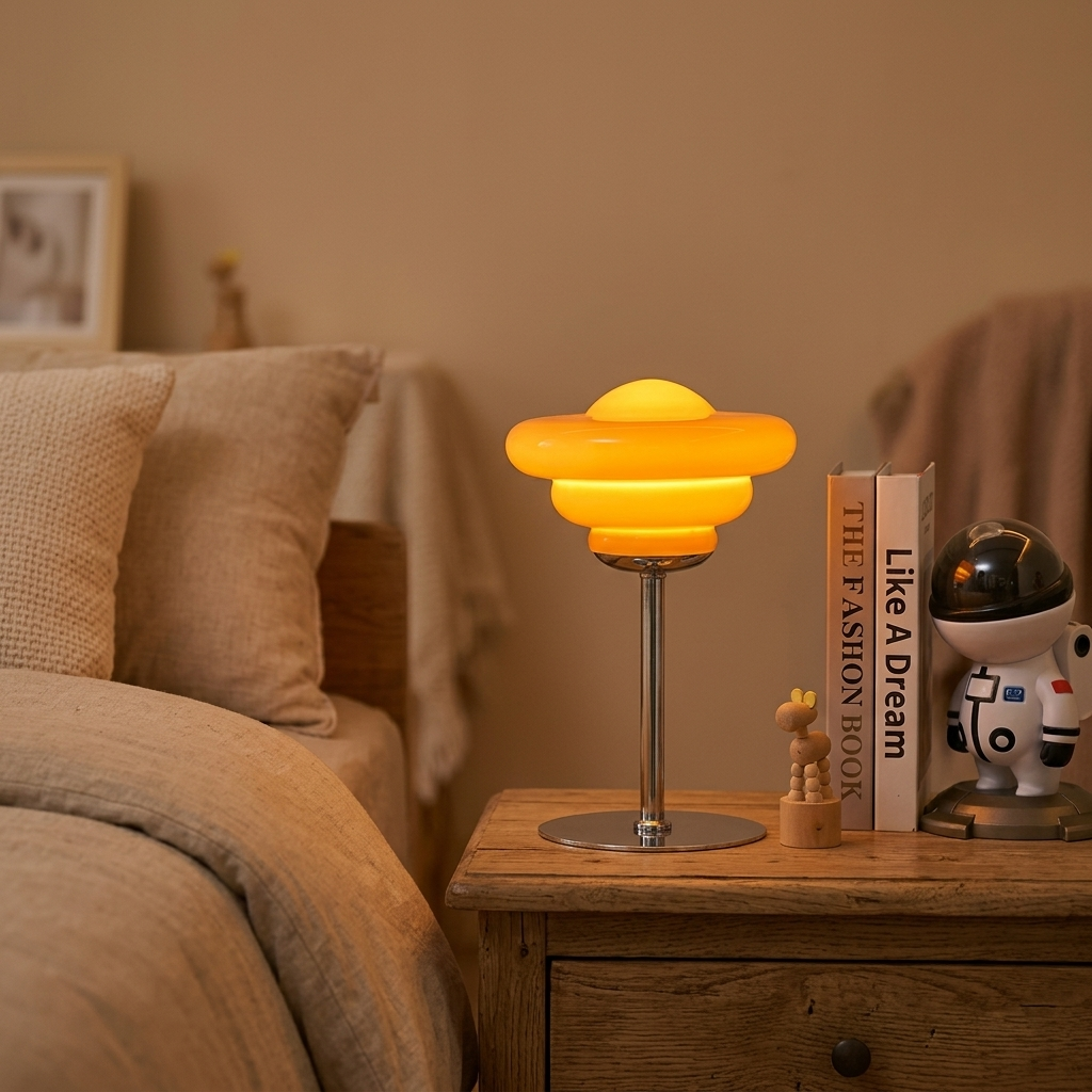 Lampe de Chevet Design Bauhaus - Lumière Chaude Cozy