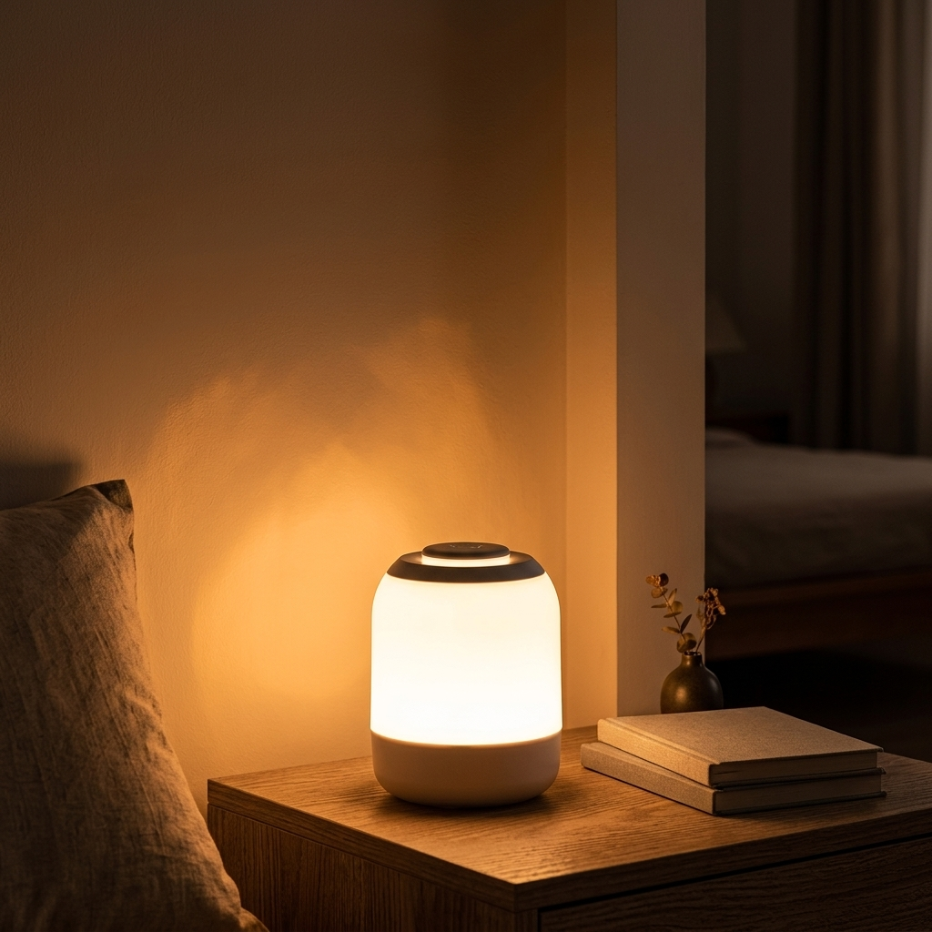Lampe de Chevet Tactile Rechargeable - Ambiance Cozy pour ta Chambre