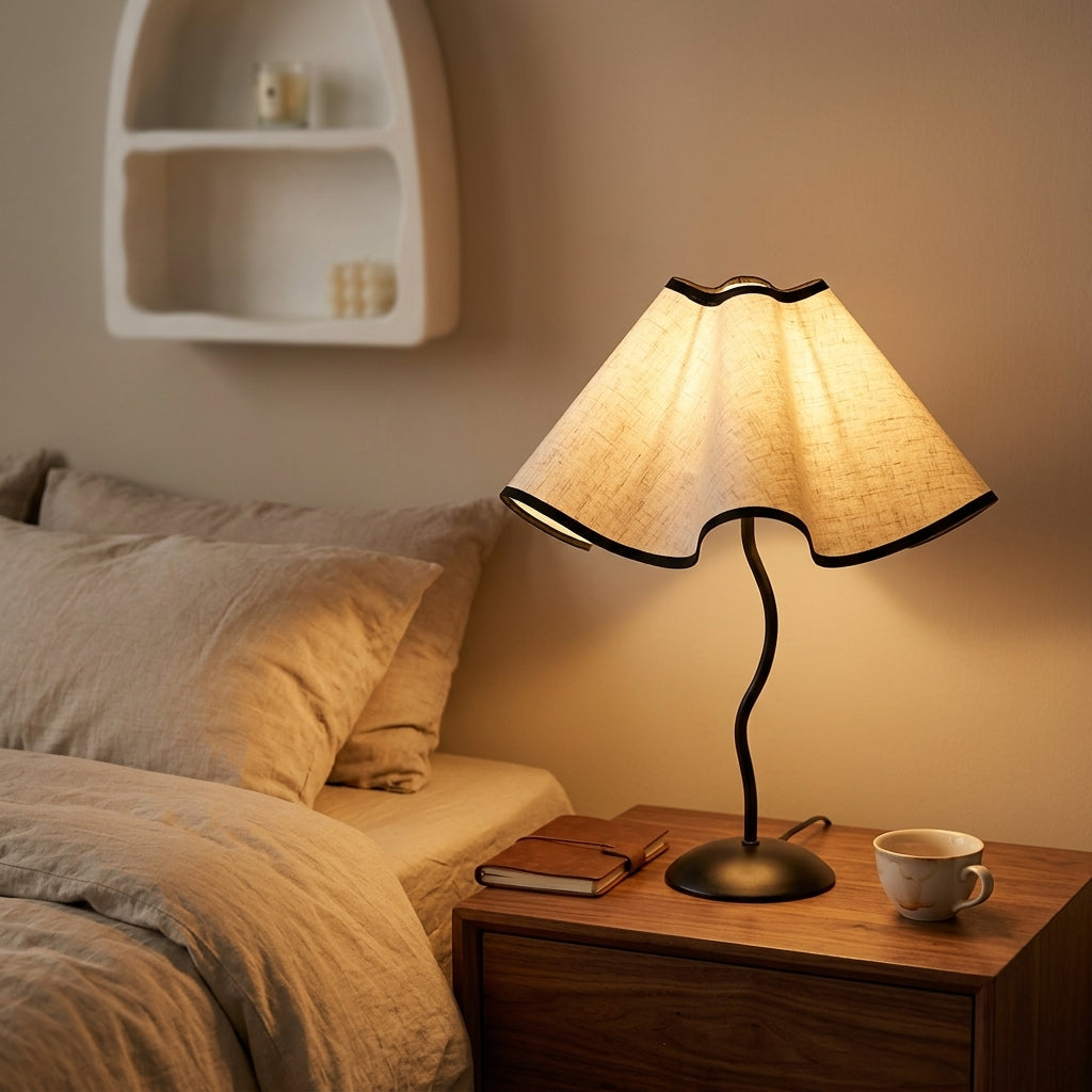 Lampe de Chevet LED Pétale - Lumière Tamisée 3 Modes Rechargeable
