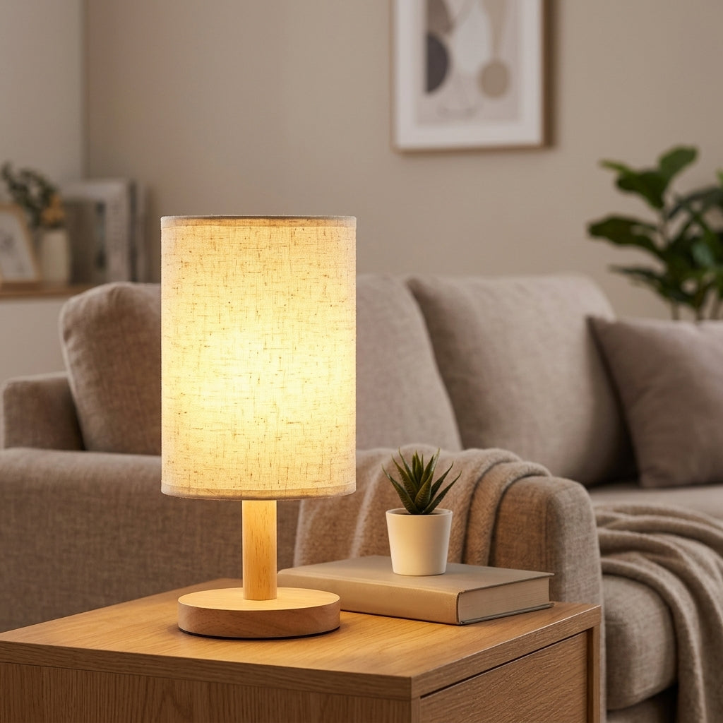 Lampe de Chevet LED Dimmable Design Épuré Lumière Chaude Cozy