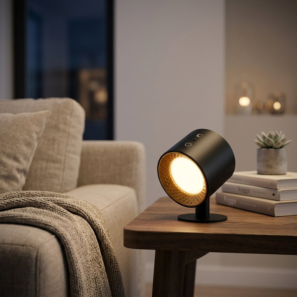 Lampe de Chevet Rechargeable 9 Couleurs RGB - Veilleuse Tactile