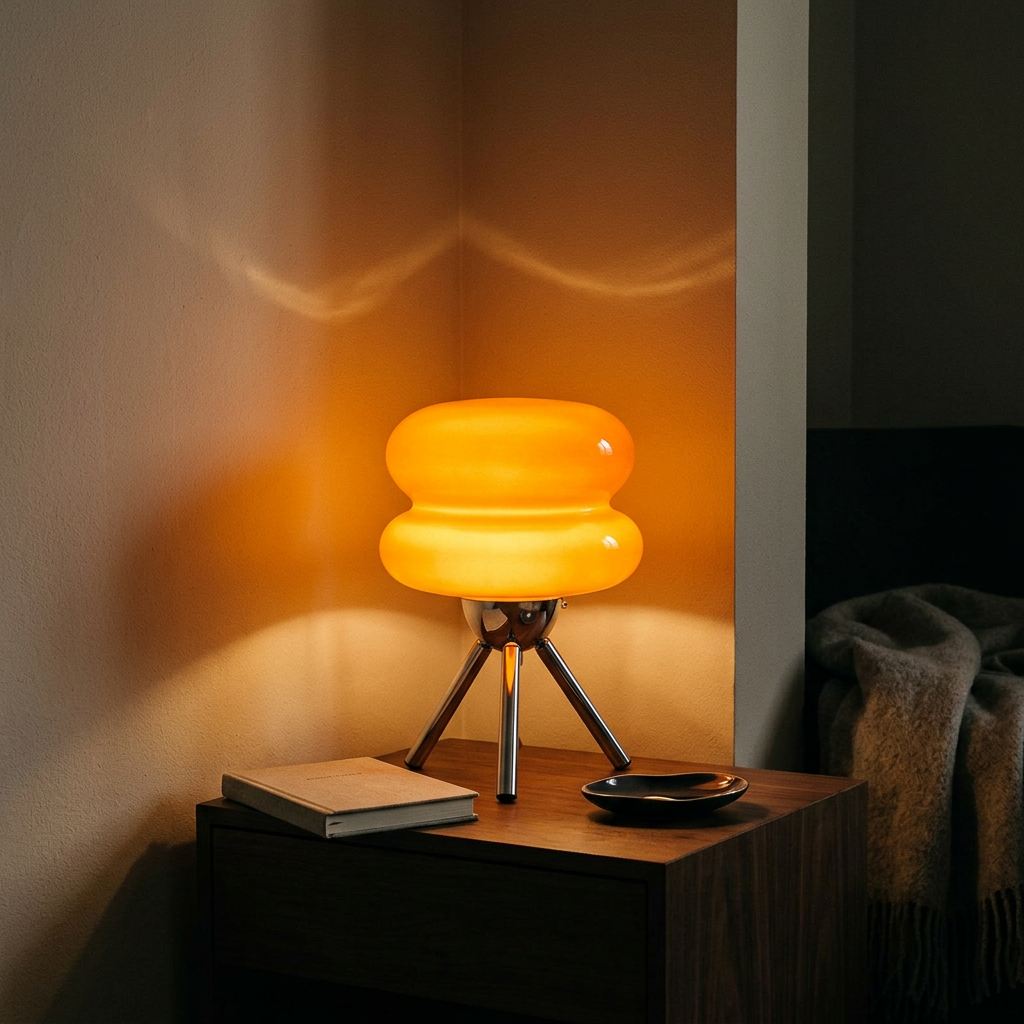 Lampe de Chevet Vintage Cosy - Lumière Douce Dimmable