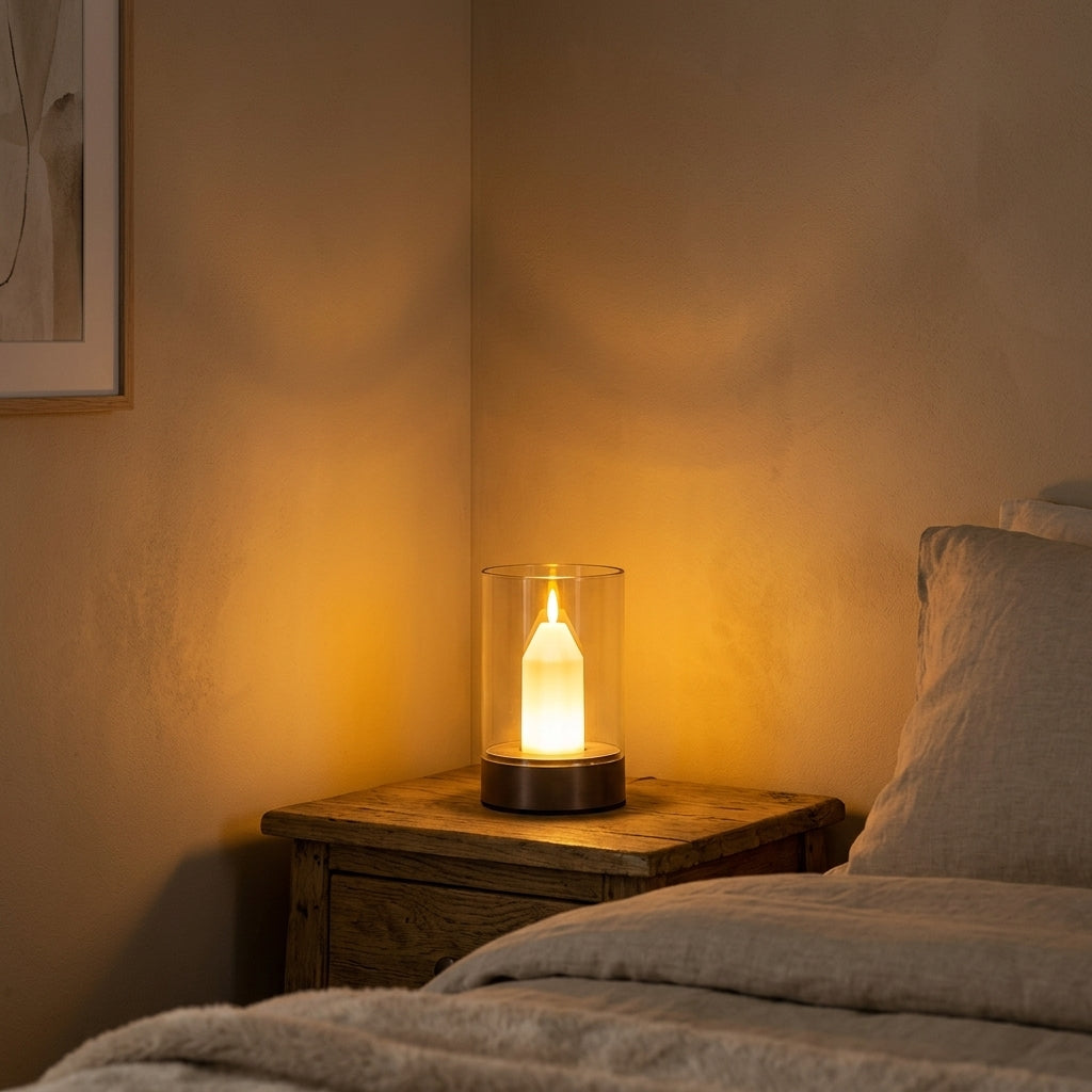 Lampe de Chevet LED Rechargeable - Lumière Chaude Dimmable