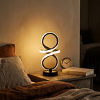 Lampe de Chevet LED Spirale 3 Couleurs USB Rechargeable