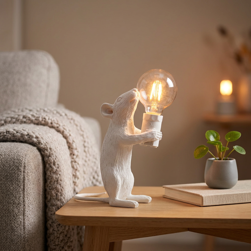 Lampe de Chevet Design Animal - Lumière Douce et Cosy