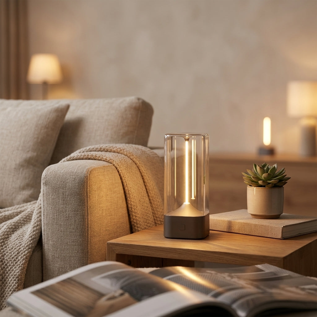 Lampe de Chevet Rechargeable 3 Modes - Éclairage Tamisé Tactile