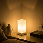 Lampe de Chevet Design Verre - Lumière Chaude Cocooning