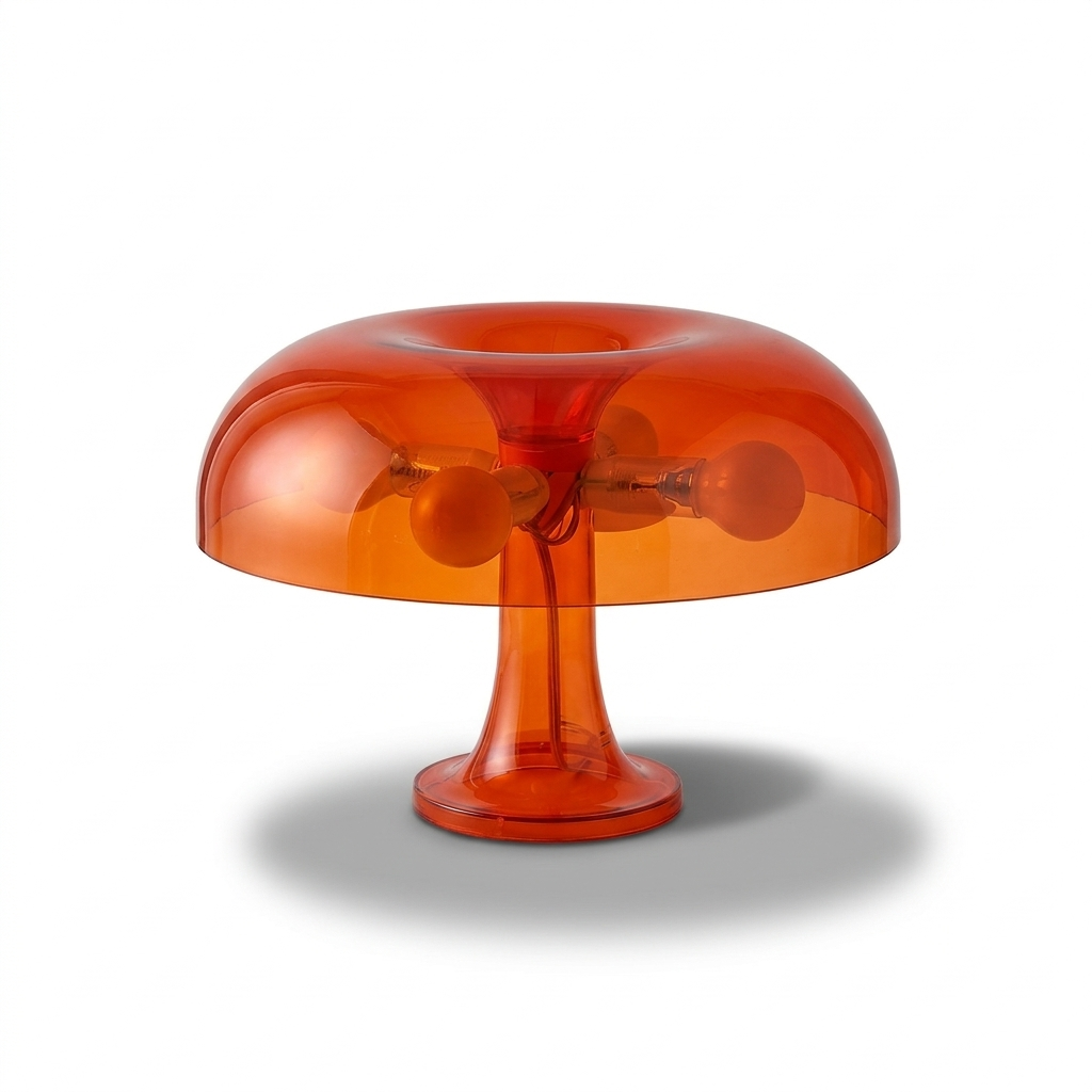 Lampe de chevet champignon LED avec lumière chaude, design minimaliste moderne