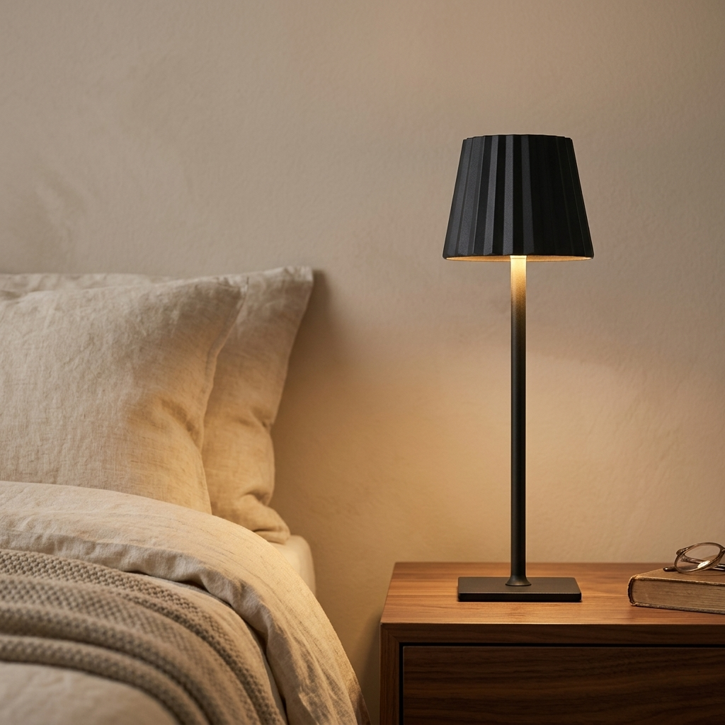 Lampe de Chevet Tactile USB - 3 Modes Lumière Douce Rechargeable
