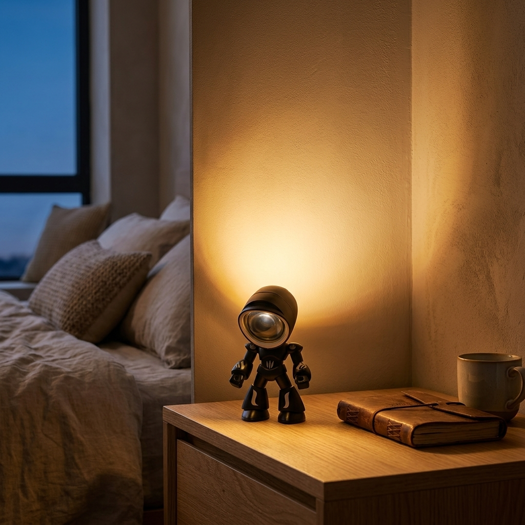 Lampe de Chevet LED Cartoon - Lumière Douce & Design Cosy