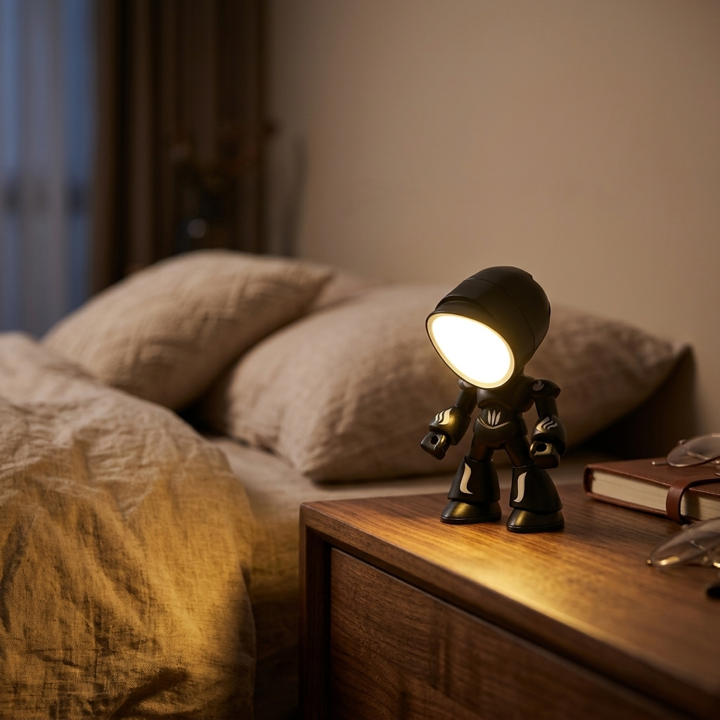 Lampe de Chevet LED Cartoon - Lumière Douce & Design Cosy