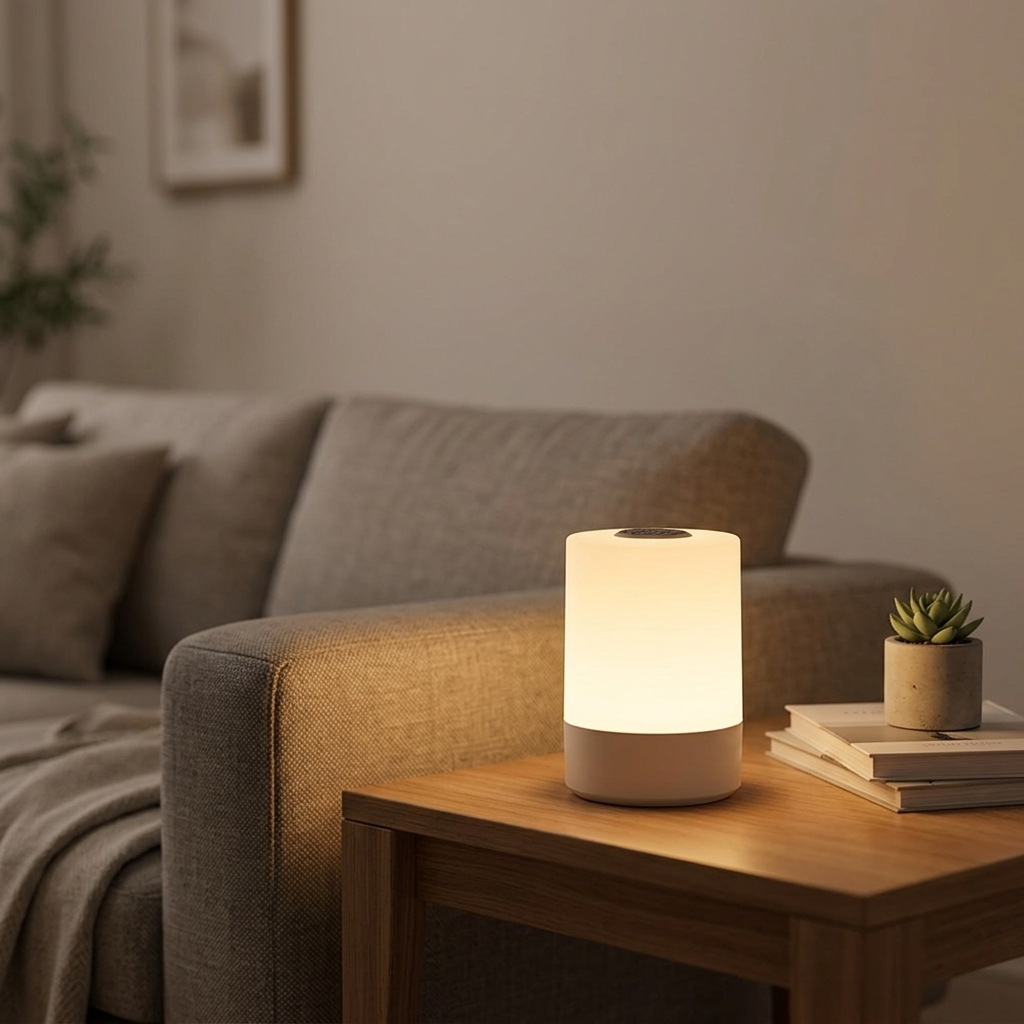 Lampe de Chevet Tactile 3 Modes – Rechargeable USB
