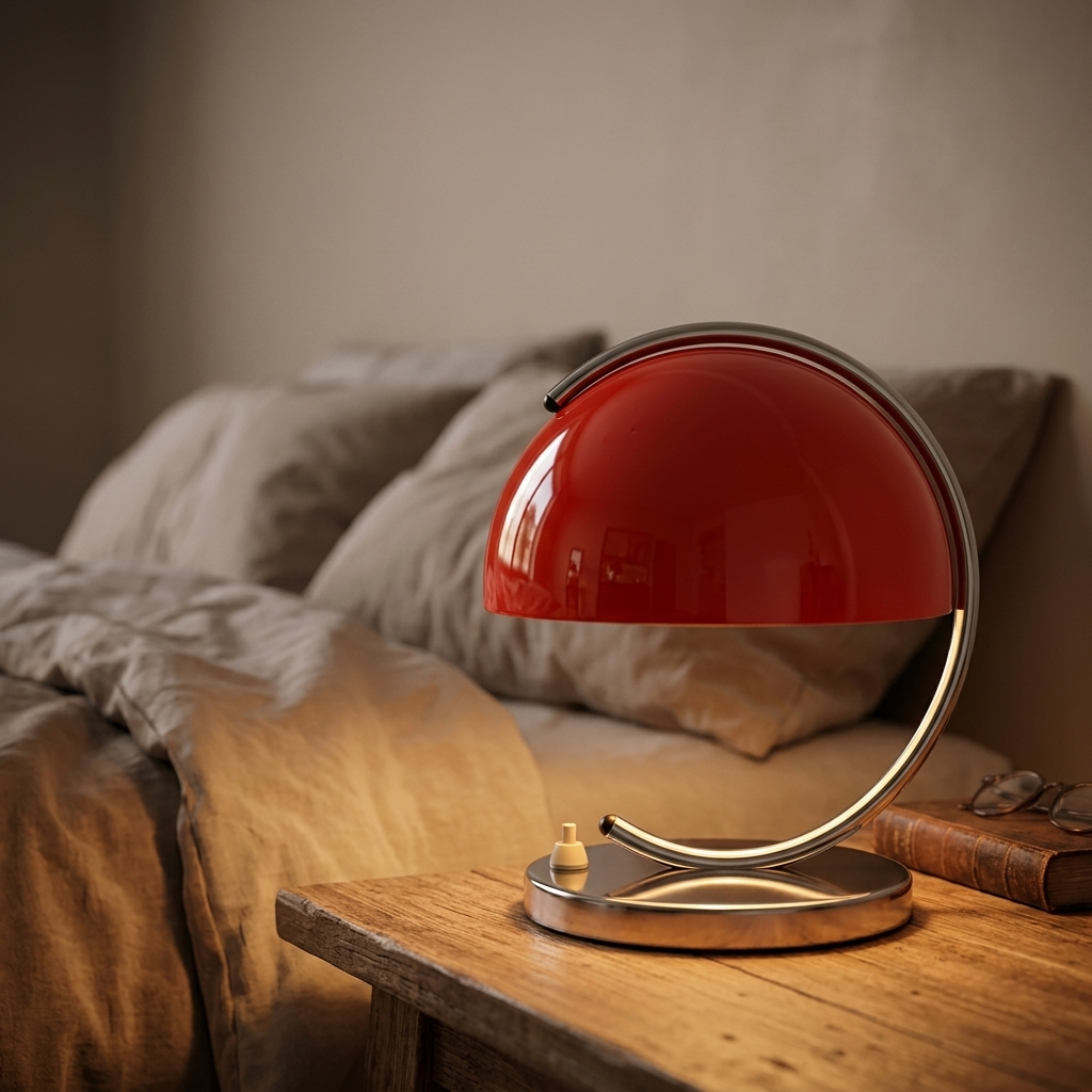 Lampe de Chevet Design Bauhaus Orange - Ambiance Cosy