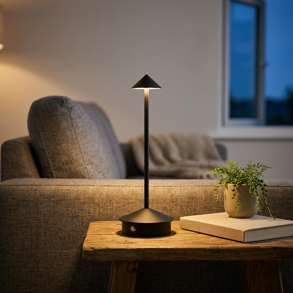 Lampe de Chevet LED Rechargeable - 3 Modes Lumière Tactile