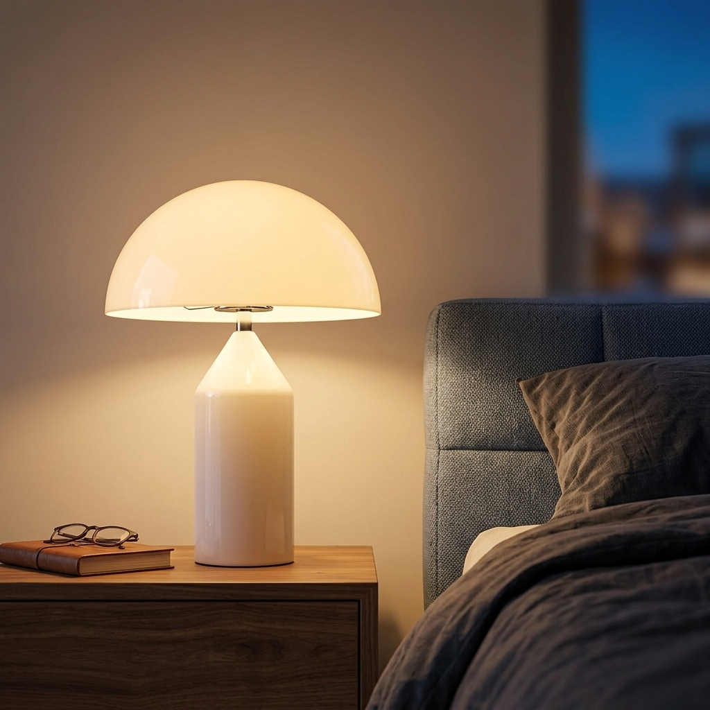 Lampe de Chevet LED Design Nordique - Éclairage Tamisé Chambre