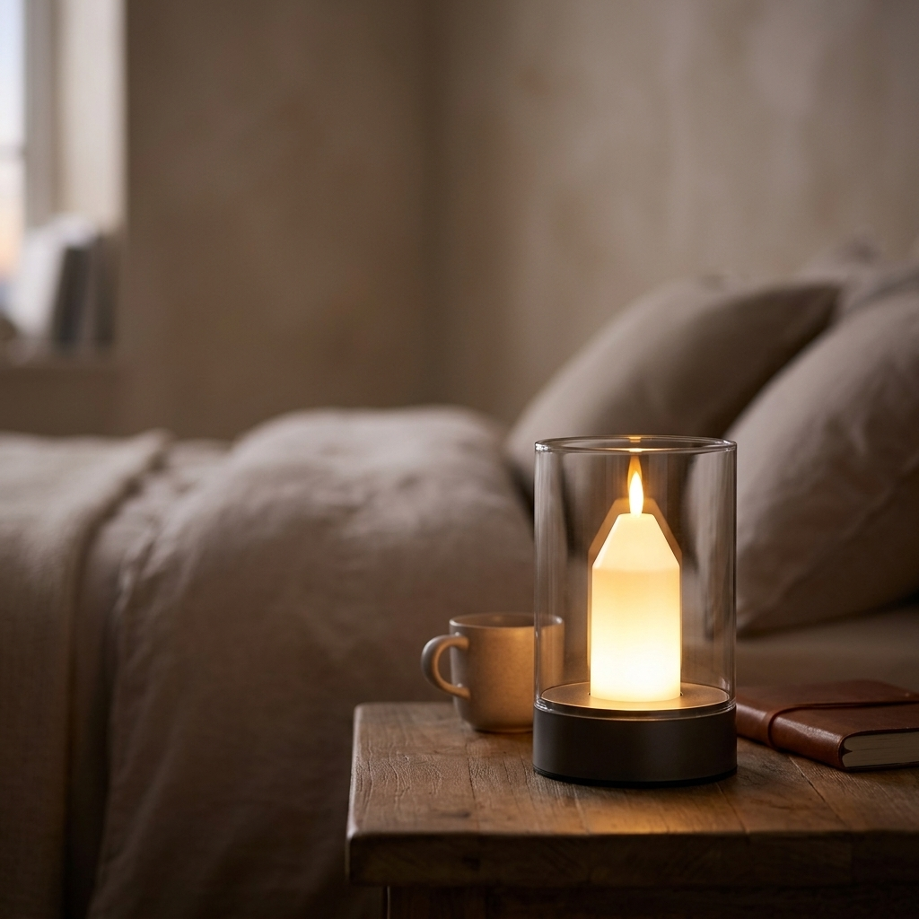 Lampe de Chevet LED Rechargeable - Lumière Chaude Dimmable