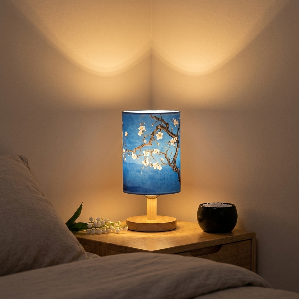 Lampe de Chevet LED Dimmable Design Épuré - Lumière Chaude