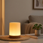 Lampe de Chevet Tactile Rechargeable - Lumière Chaude Dimmable