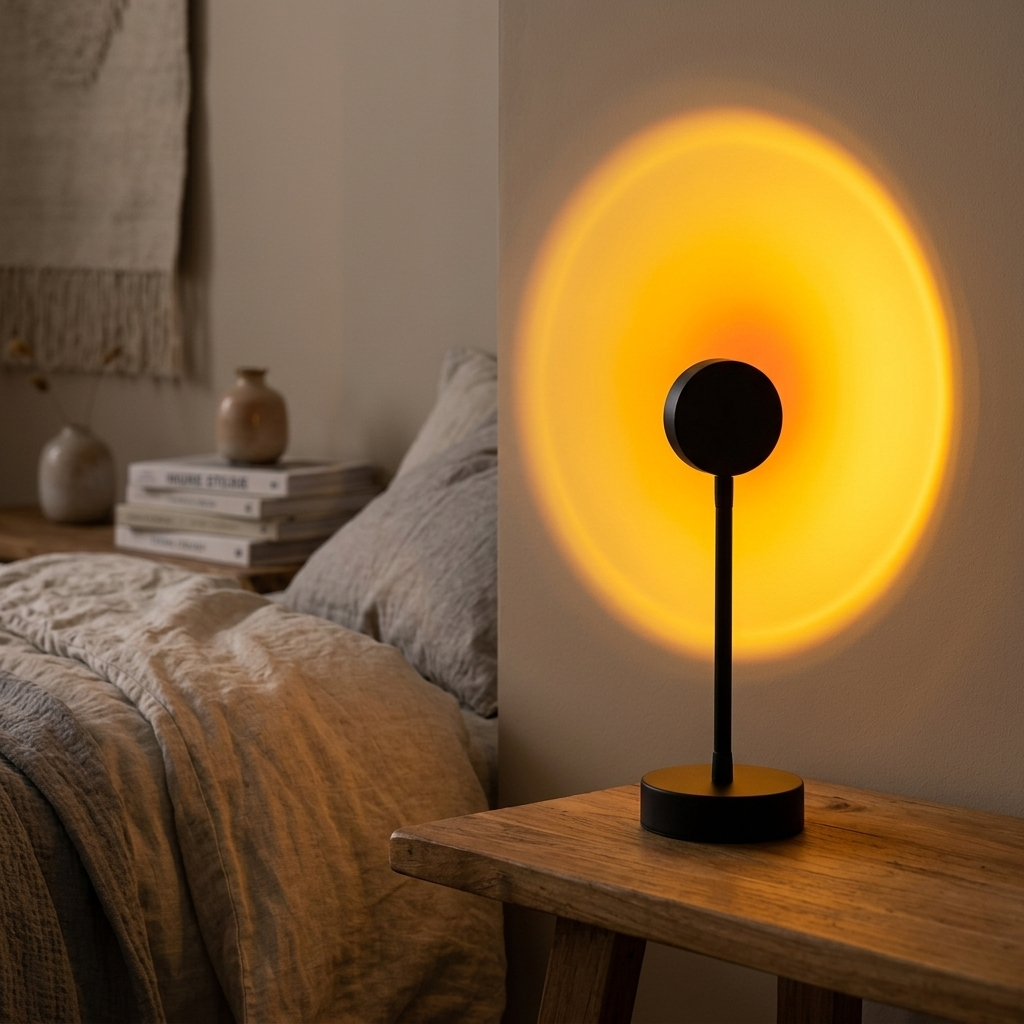 Lampe de Chevet LED Sunset – Ambiance Cosy Rechargeable USB