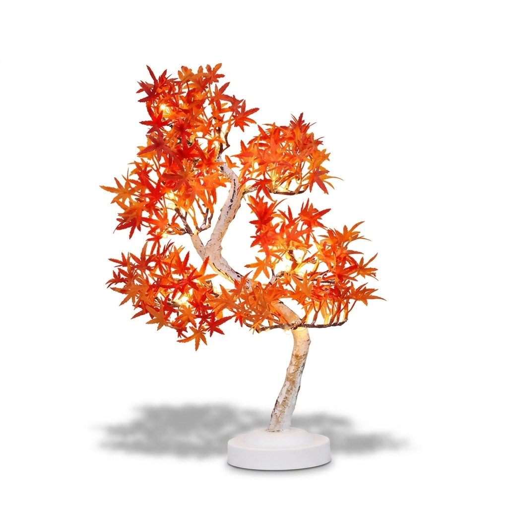 Lampe de Chevet Bonsaï LED – Lumière Chaleureuse USB Rechargeable