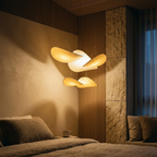 Lampe de Chevet Minimaliste Soie LED - Ambiance Soir