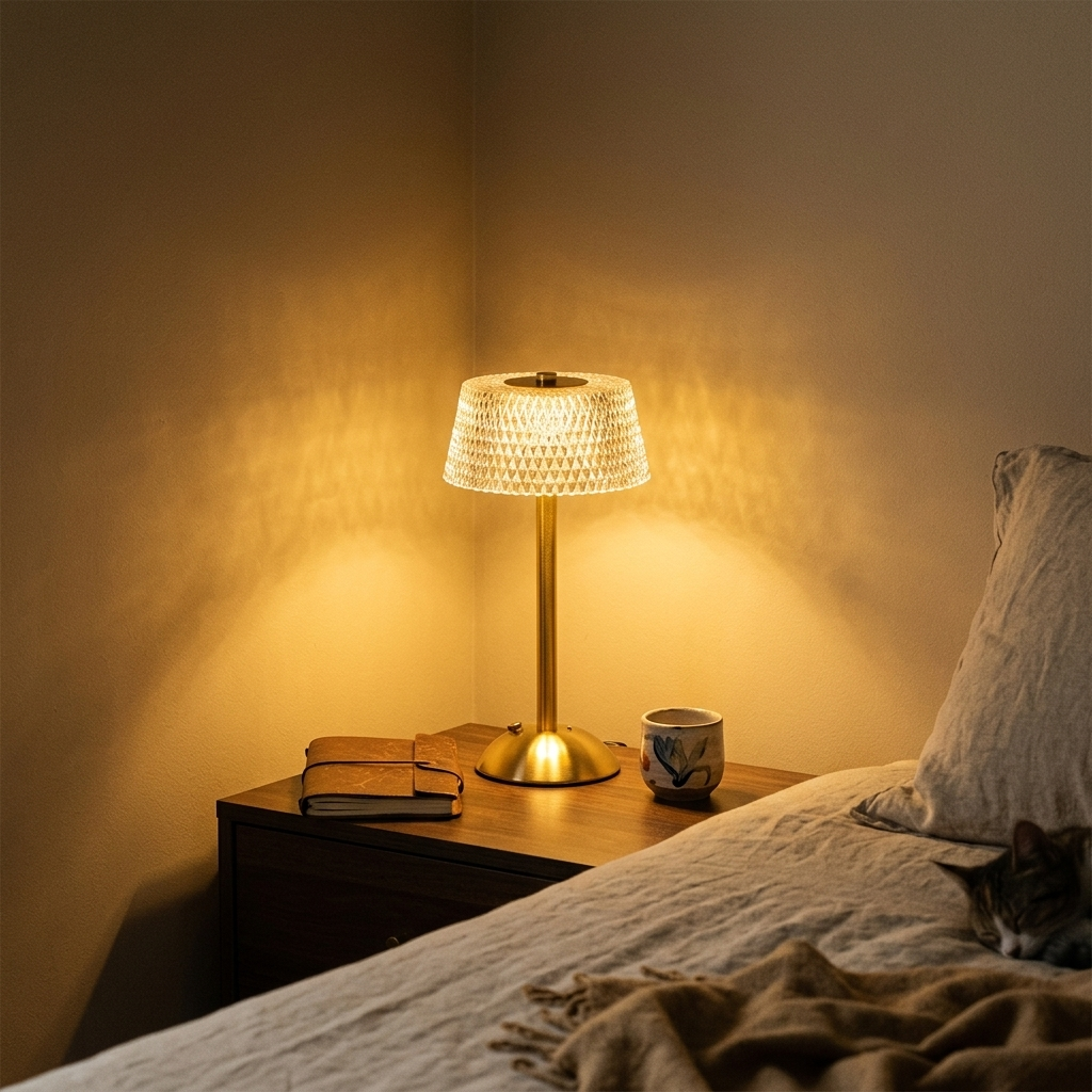 Lampe de Chevet Rechargeable - Lumière Douce Tactile