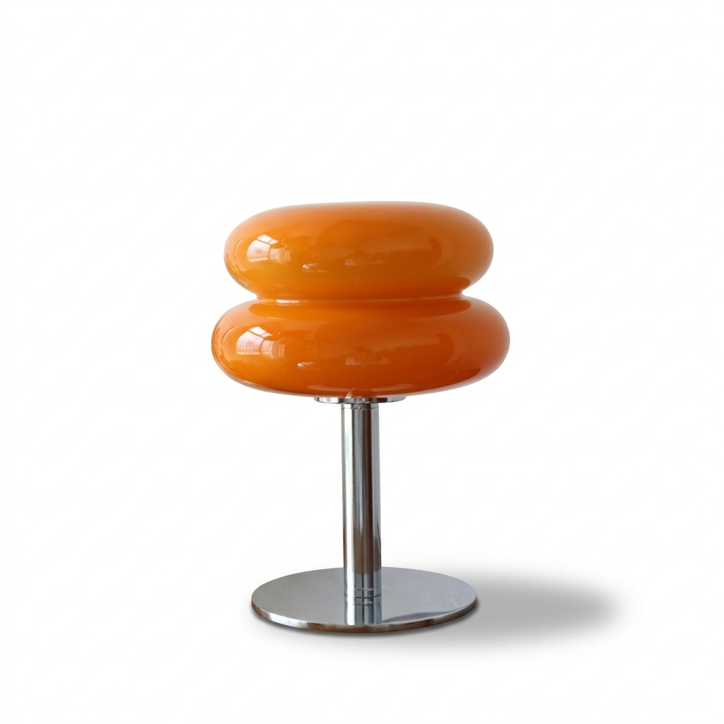 Lampe de Chevet Verre Macaron - Lumière Tamisée 3 Modes