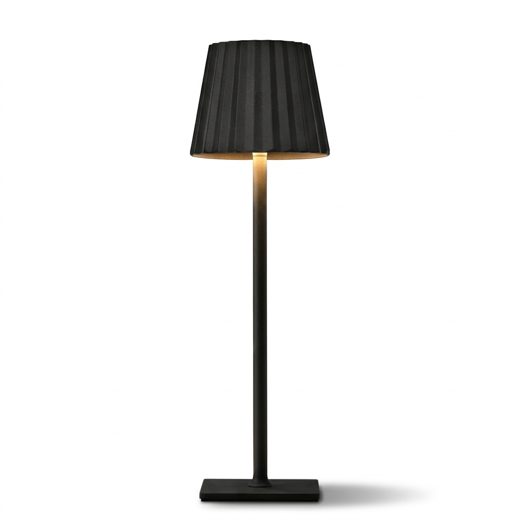 Lampe de chevet tactile métallique avec 3 modes de lumière douce, rechargeable USB