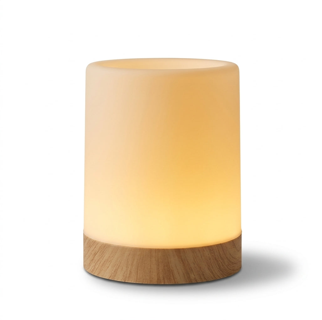 Lampe de Chevet Tactile Rechargeable - Lumière Chaude Dimmable