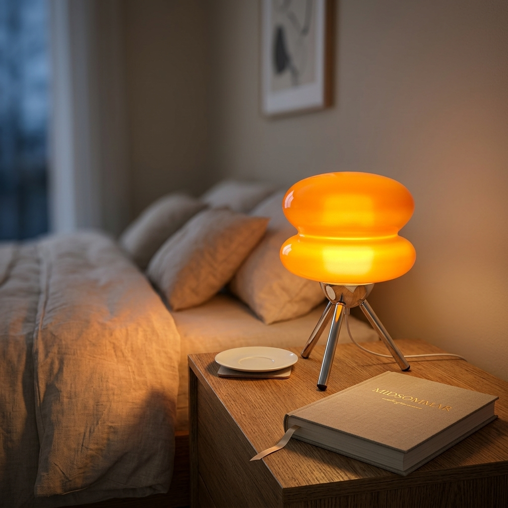 Lampe de Chevet Vintage Cosy - Lumière Douce Dimmable