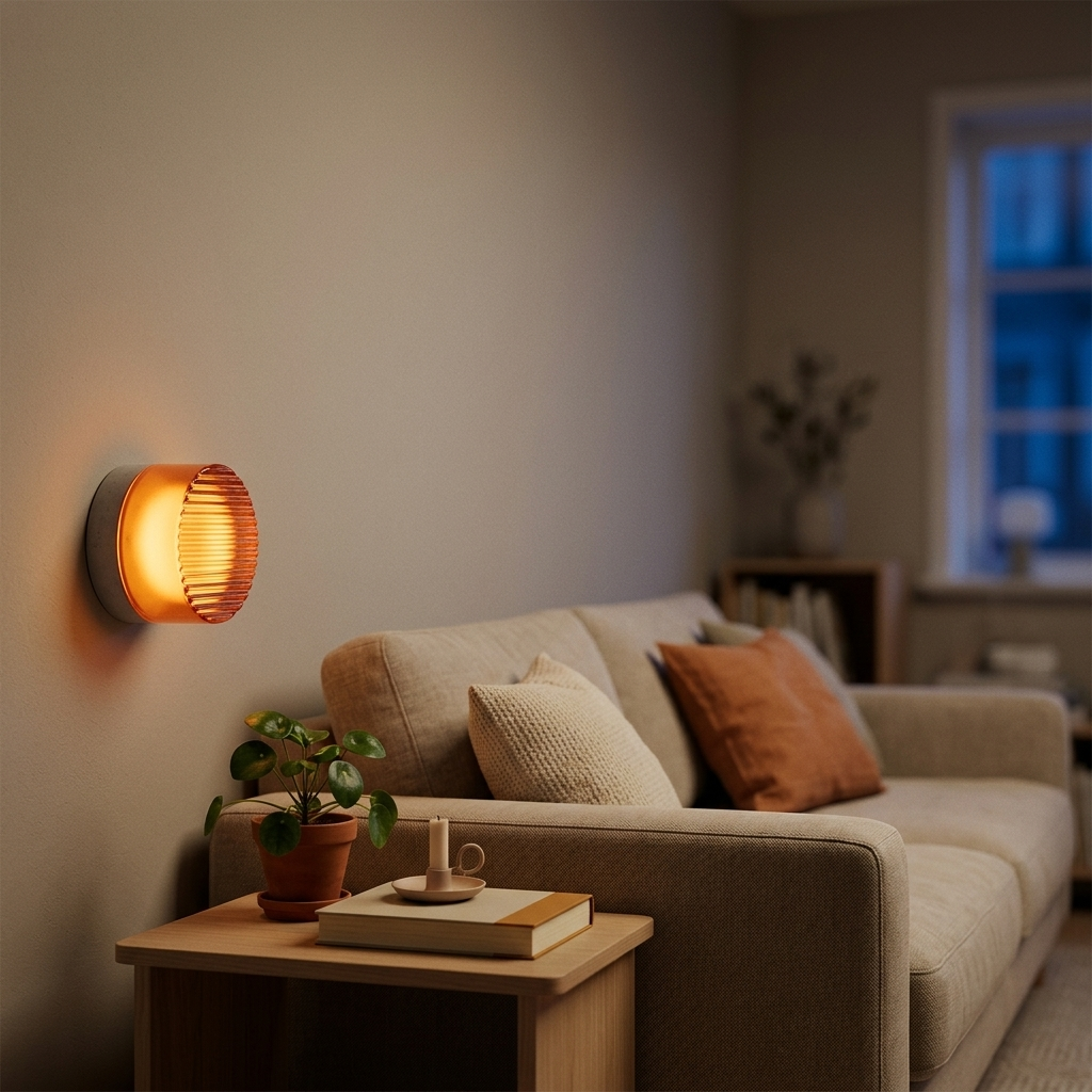 Lampe de Chevet Murale Minimaliste - Lumière Chaude Cosy