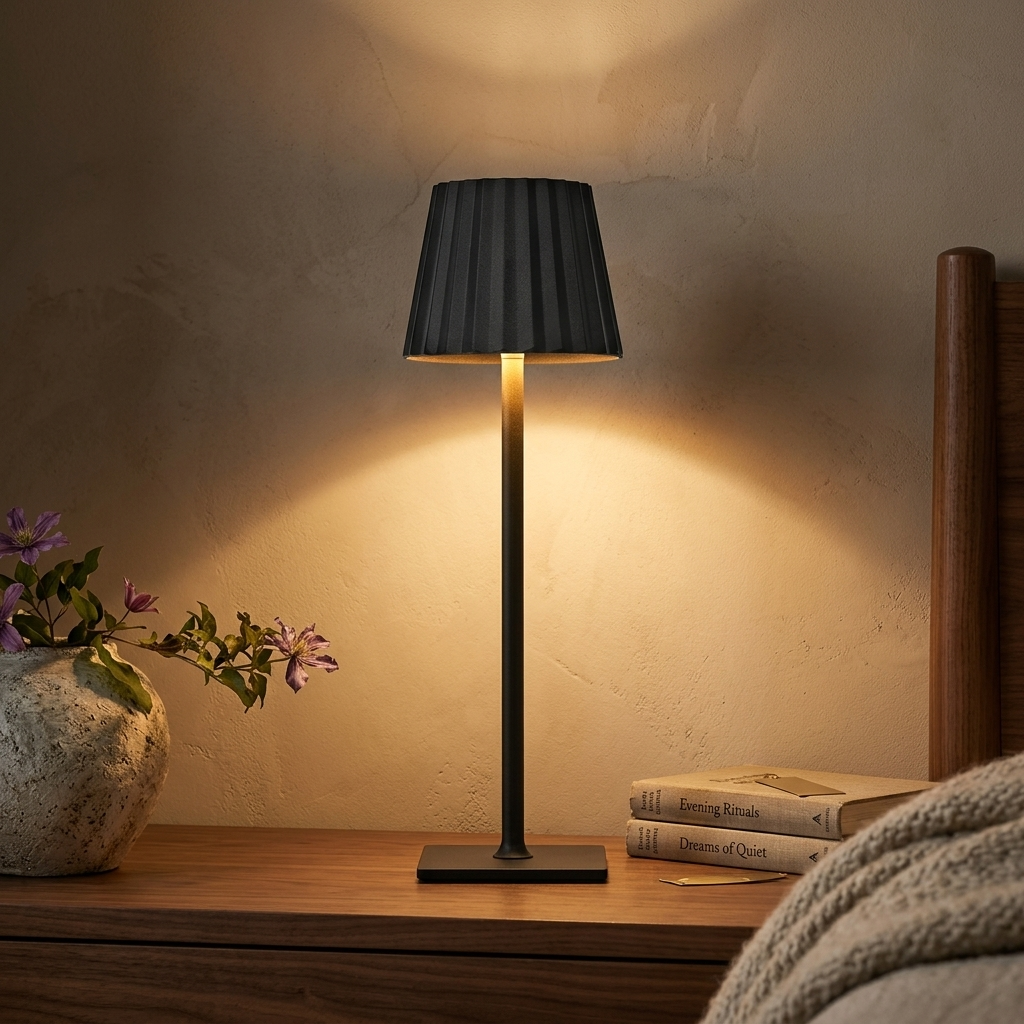 Lampe de Chevet Tactile USB - 3 Modes Lumière Douce Rechargeable