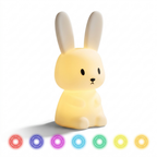 Lampe de Chevet Lapin Tactile - Veilleuse LED Douce pour Cocooning