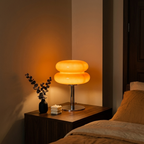 Lampe de Chevet Verre Macaron - Lumière Tamisée 3 Modes