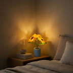 Lampe de Chevet Tournesol LED - Éclairage Tamisé Rechargeable