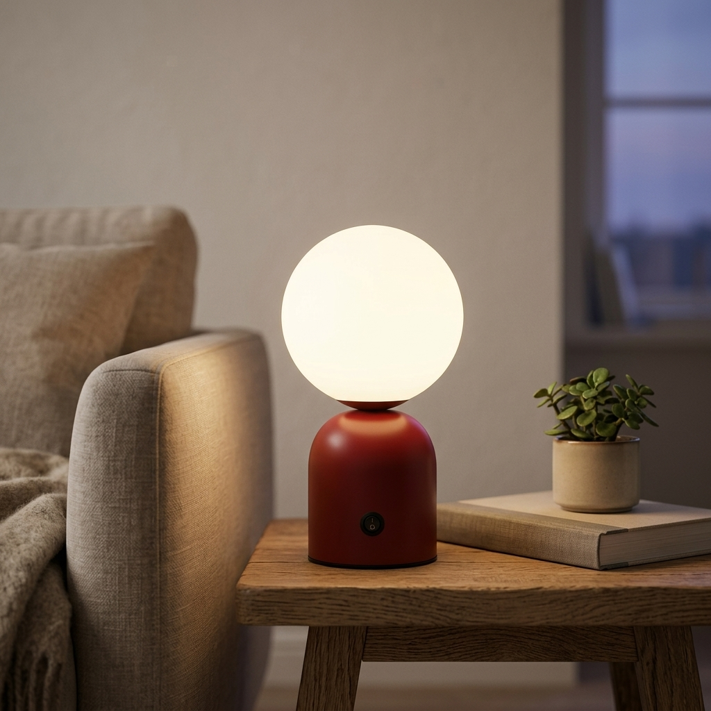 Lampe de Chevet LED Rechargeable USB-C - Lumière Douce Cocooning