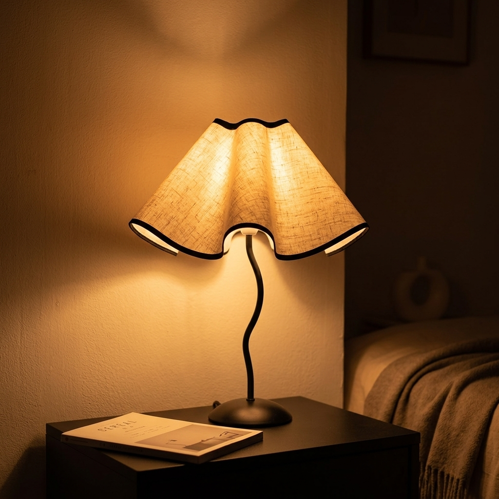 Lampe de Chevet LED Pétale - Lumière Tamisée 3 Modes Rechargeable