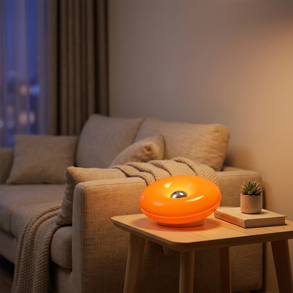 Lampe de Chevet Donut Rechargeable - 3 Lumières Cosy