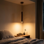 Lampe de Chevet Bois Design - Lumière Chaude et Cosy