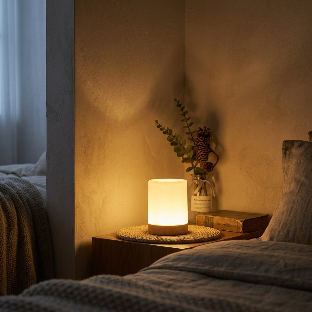 Lampe de Chevet Tactile Rechargeable - Lumière Chaude Dimmable