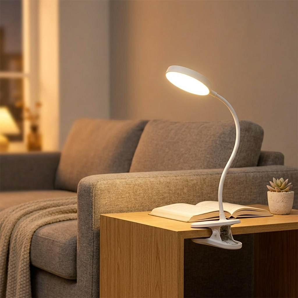 Lampe de Chevet USB Rechargeable - 3 Modes Lumière Douce