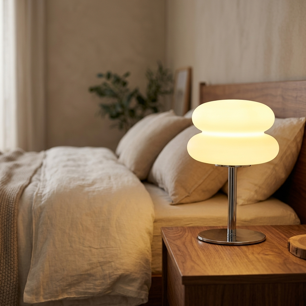 Lampe de Chevet LED Champignon - Éclairage Tamisé USB