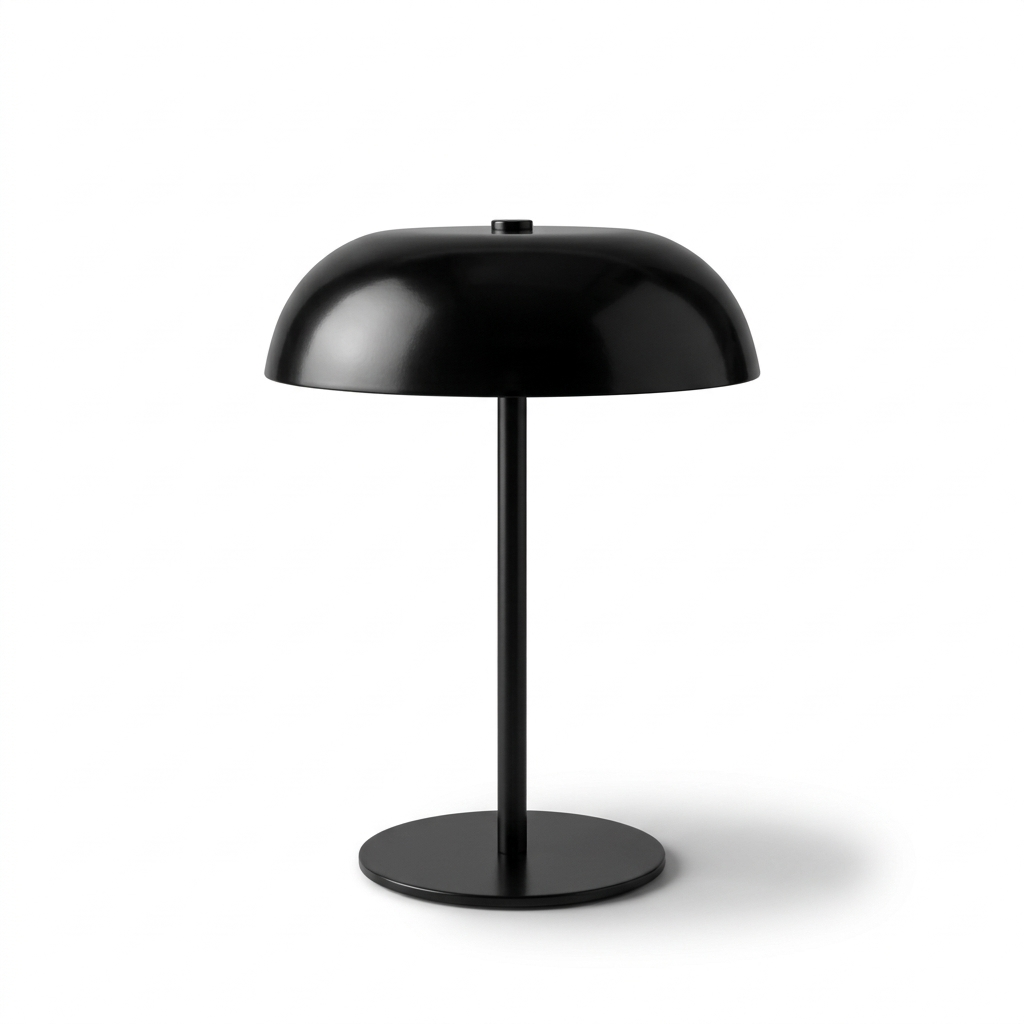 Lampe de chevet tactile rechargeable en métal avec 3 modes de lumière